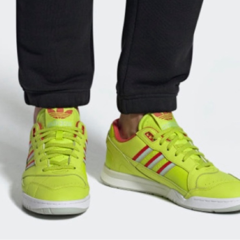 Adidas Originals Neon AR Trainer Solar Yellow Shoe Sneaker Men's Size 6